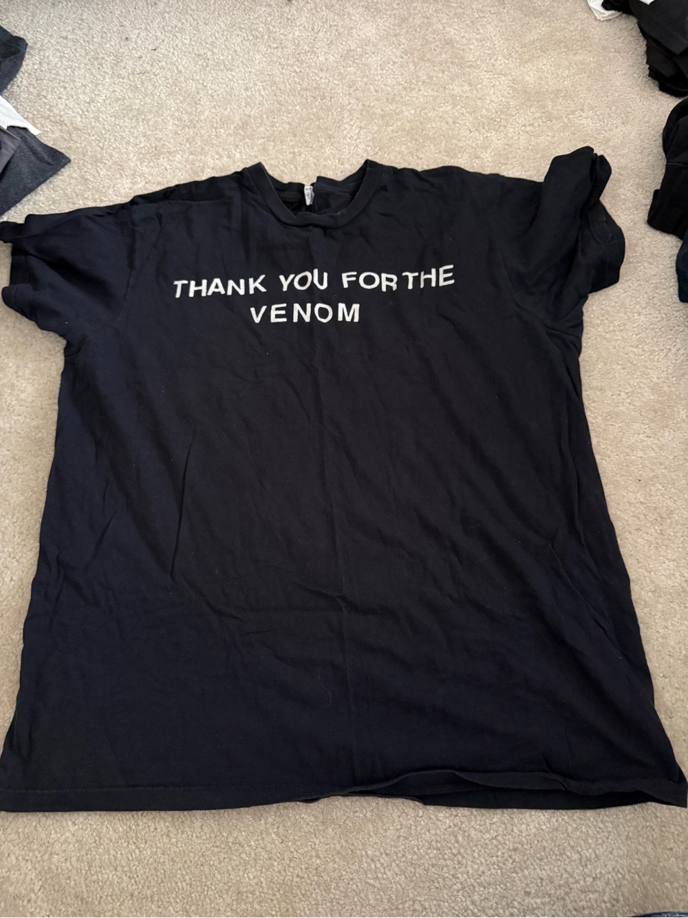 MCR original Graphic Tee "Thank You For The Venom" - Black tee - XL